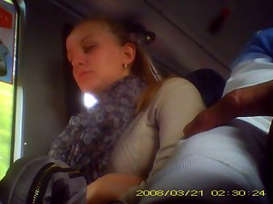 comely lass on the bus and my pecker